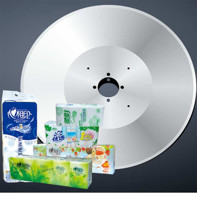 अनुकूलित 15 डिग्री दांत कोण लॉग देखा ब्लेड काटने वाला चाकू लंबे समय तक चलने वाले ऊतक कागज काटने के लिए 3