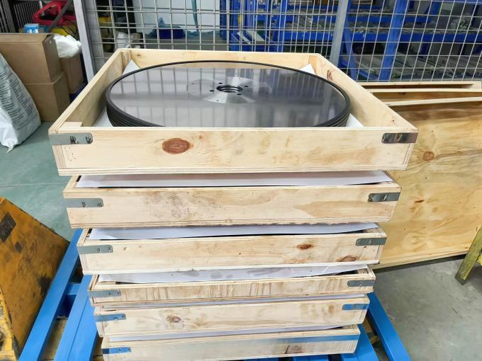 स्वचालन 610 मिमी गोल गोल लॉग देखा चाकू कोर घटक चाकू टिशू पेपर काटने और काटने के लिए 0