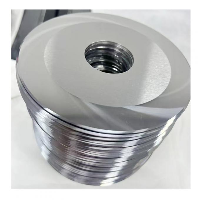 सर्कुलर स्लिटिंग कटर ब्लेड रोटरी ब्लेड स्लिटिंग मशीन पेपर पाइप चिपकने वाला टेप रिवाइंडिंग कटिंग मशीन गोल ब्लेड 0