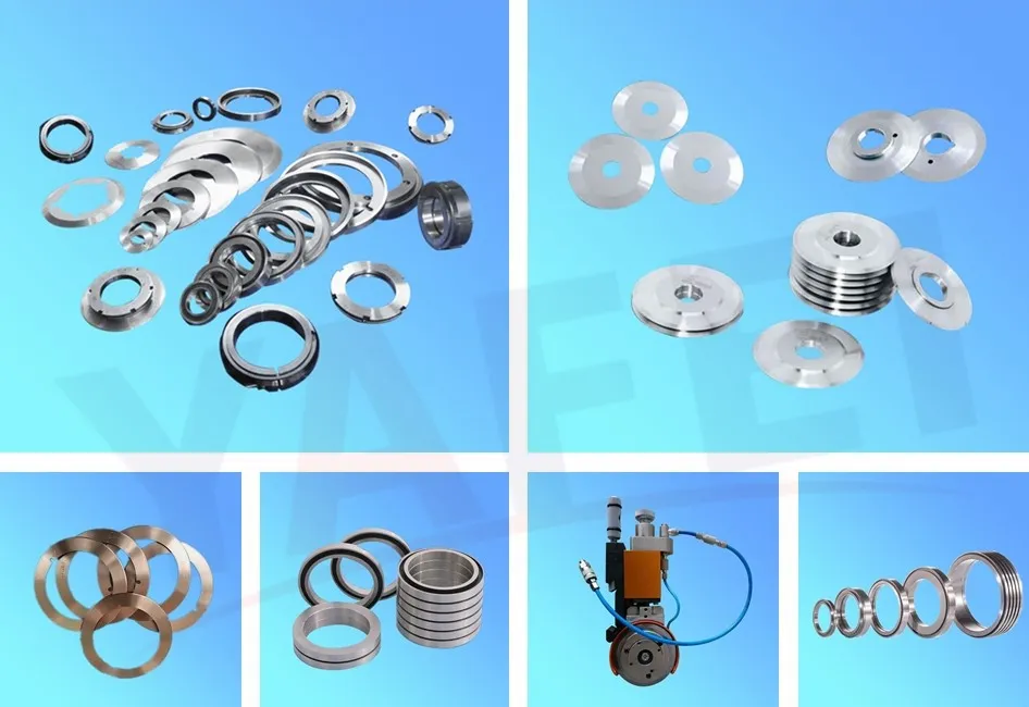 पैशन OEM/ODM डिस्क कटर नालीदार कार्डबोर्ड Bhs रेजर स्लिटर परिपत्र काटने वाला चाकू वोल्फ्गस्टन कार्बाइड स्लिटिंग ब्लेड 4